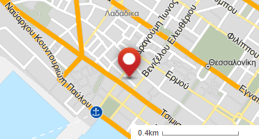 Location of business on map