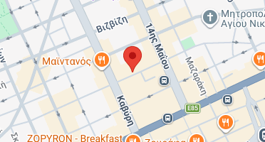 Location of business on map