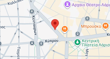 Location of business on map