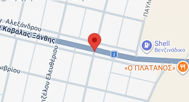 Location of business on map