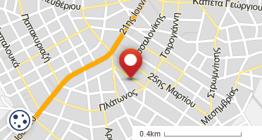 Χάρτης και σημείο της επιχείρησης