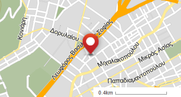 Location of business on map