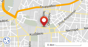 Location of business on map
