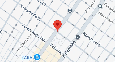 Location of business on map