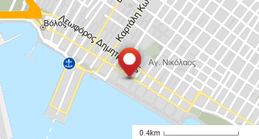 Location of business on map