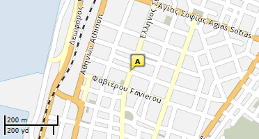 Location of business on map