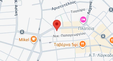 Location of business on map