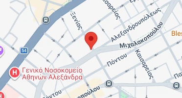 Location of business on map