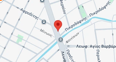 Location of business on map