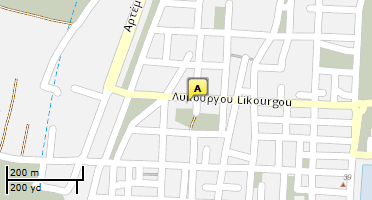 Location of business on map