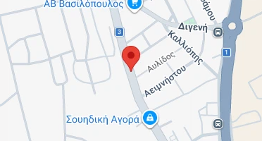 Location of business on map