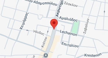 Location of business on map