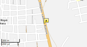 Location of business on map