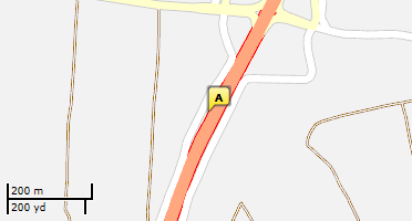 Location of business on map