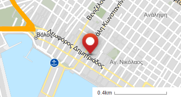 Location of business on map