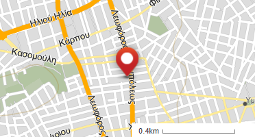 Location of business on map