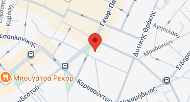 Location of business on map
