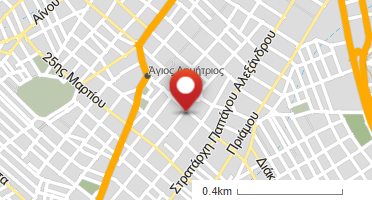 Location of business on map
