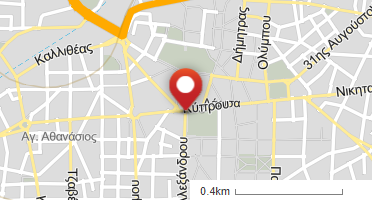Location of business on map