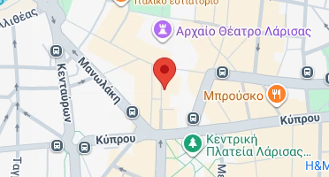 Location of business on map