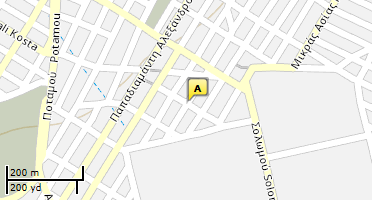 Location of business on map