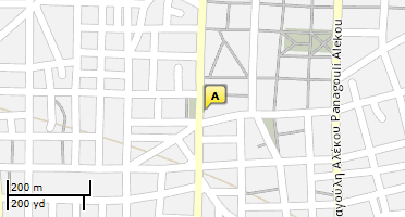 Location of business on map