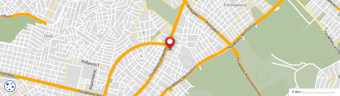 Location of business on map