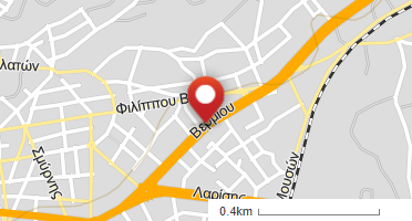 Location of business on map