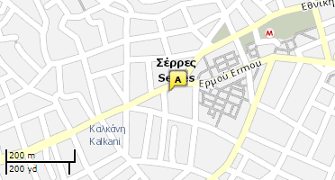 Χάρτης και σημείο της επιχείρησης