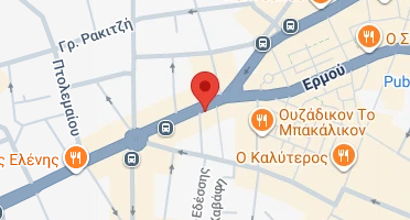 Location of business on map
