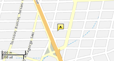 Location of business on map