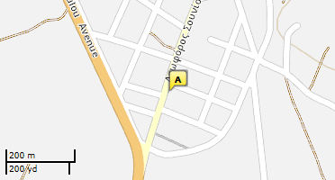 Location of business on map