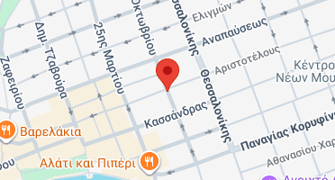 Location of business on map