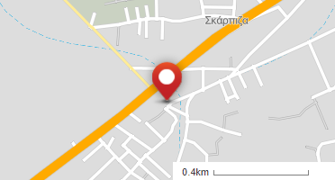 Location of business on map