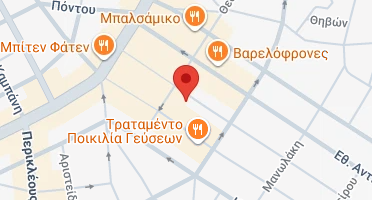 Location of business on map