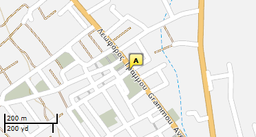 Location of business on map