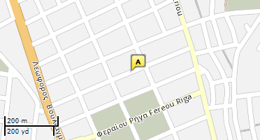 Location of business on map