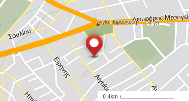 Location of business on map