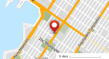 Location of business on map