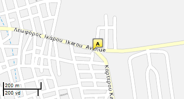 Location of business on map