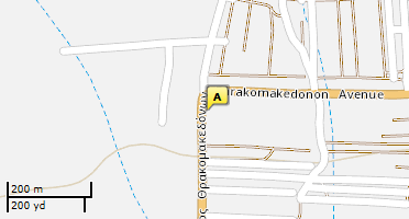 Location of business on map