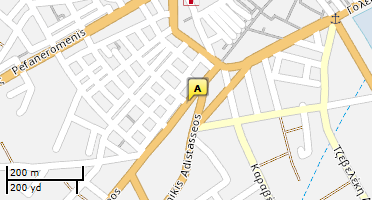 Location of business on map