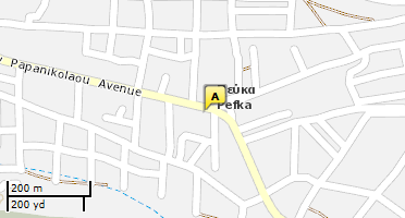 Location of business on map