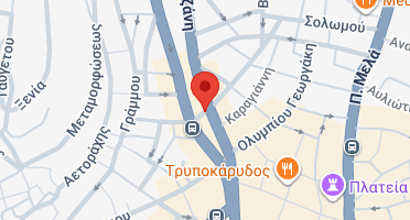 Location of business on map