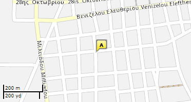 Location of business on map