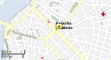 Location of business on map