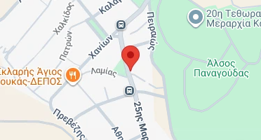 Location of business on map
