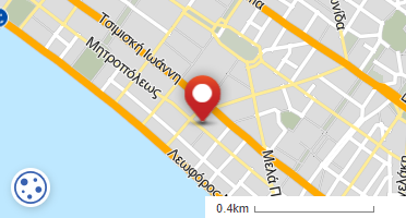 Location of business on map