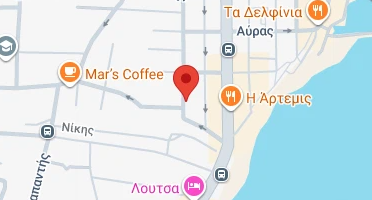 Location of business on map