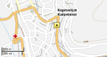 Location of business on map